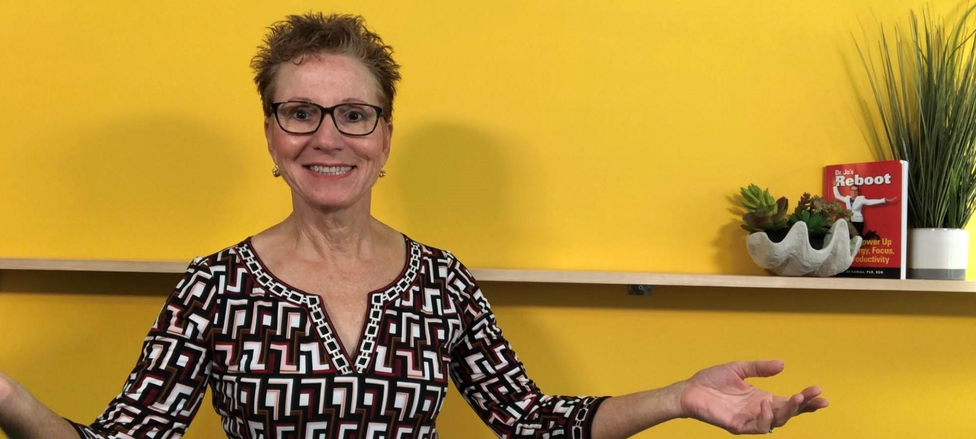 Dr. Jo, speaker, author, podcaster