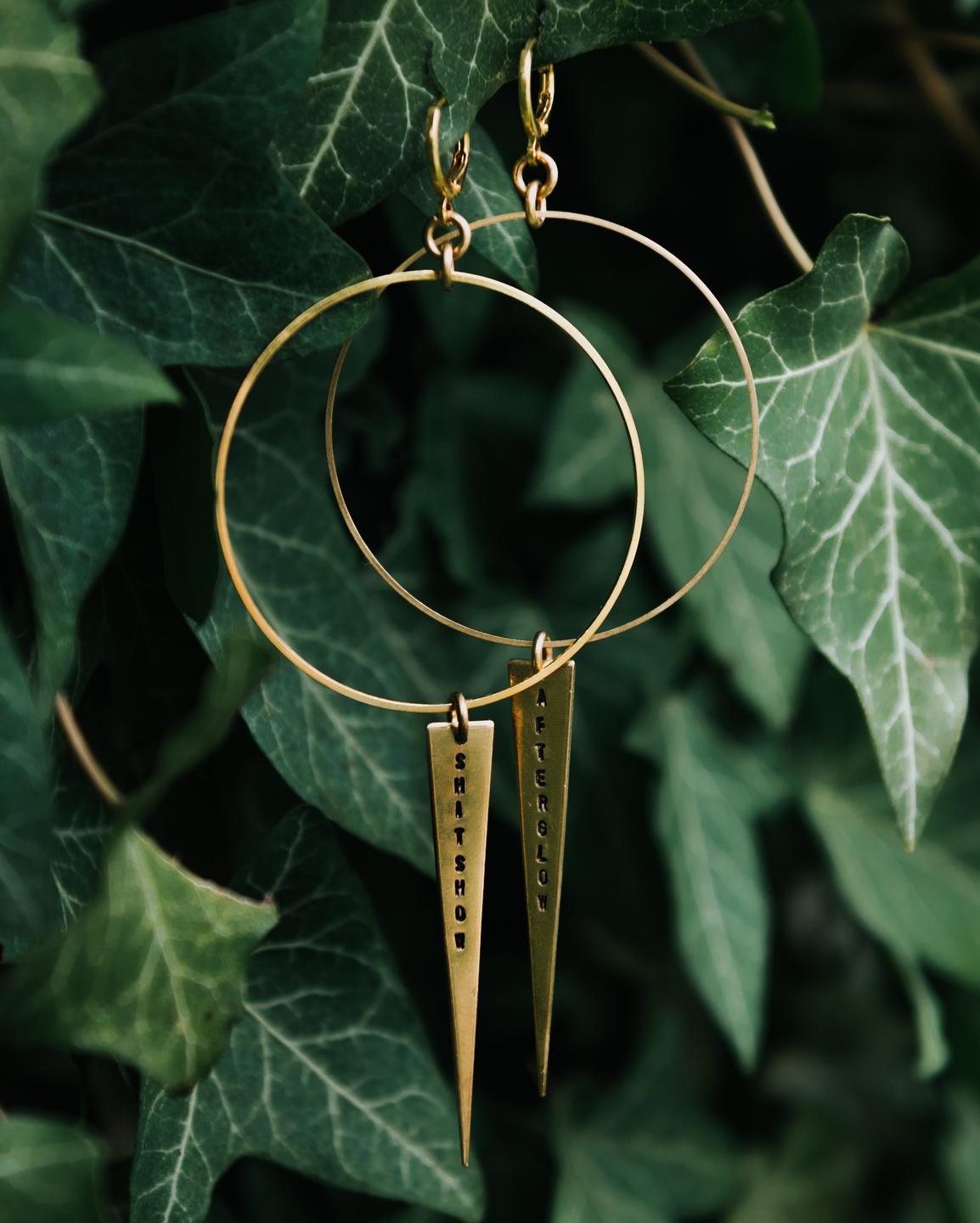 SHITSHOW/AFTERGLOW earrings