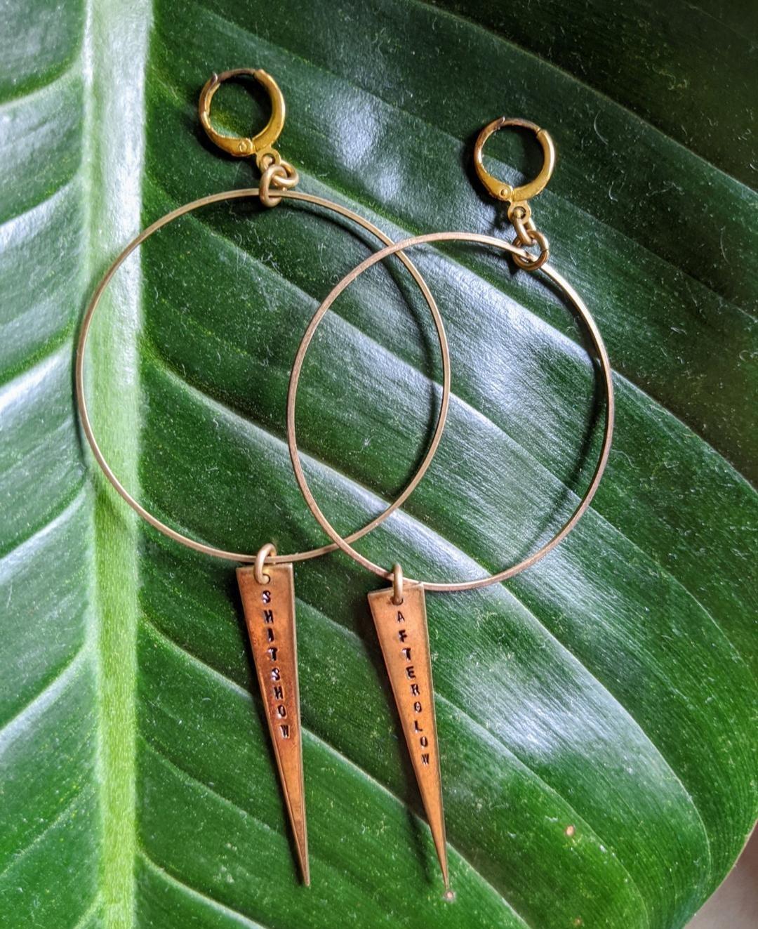 SHITSHOW/AFTERGLOW earrings
