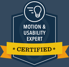 Motion Usability Expert Certified