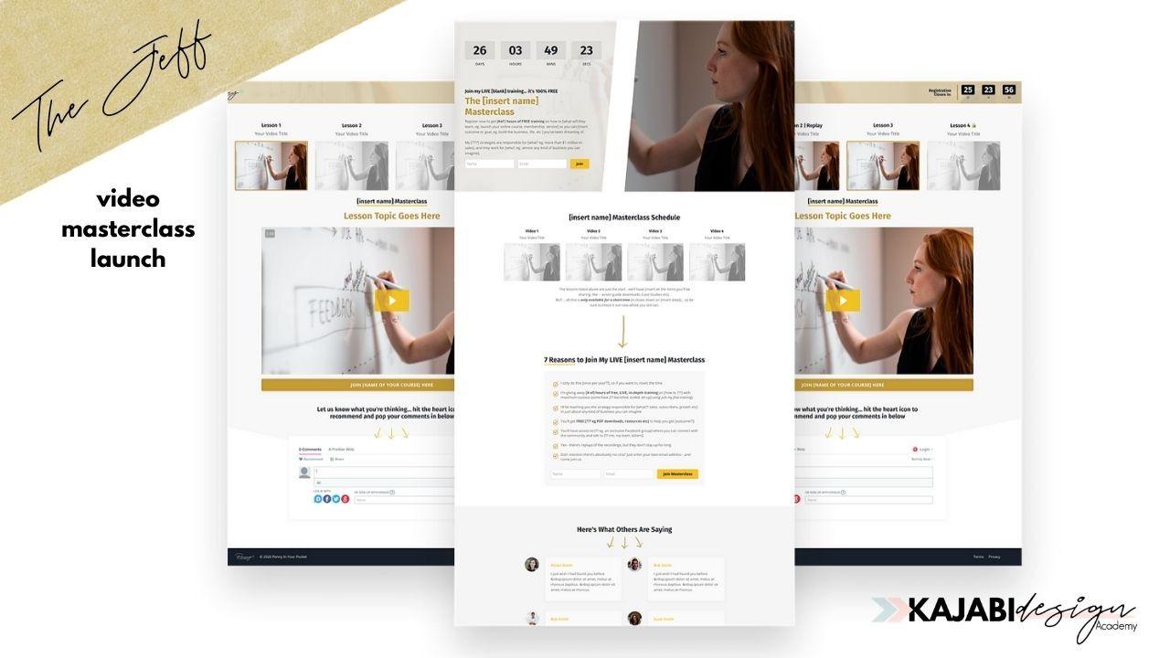 jeff walker style kajabi template