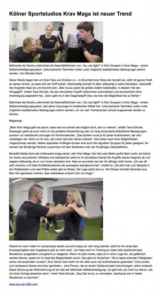 YCF Krav Maga Selbstverteidigung