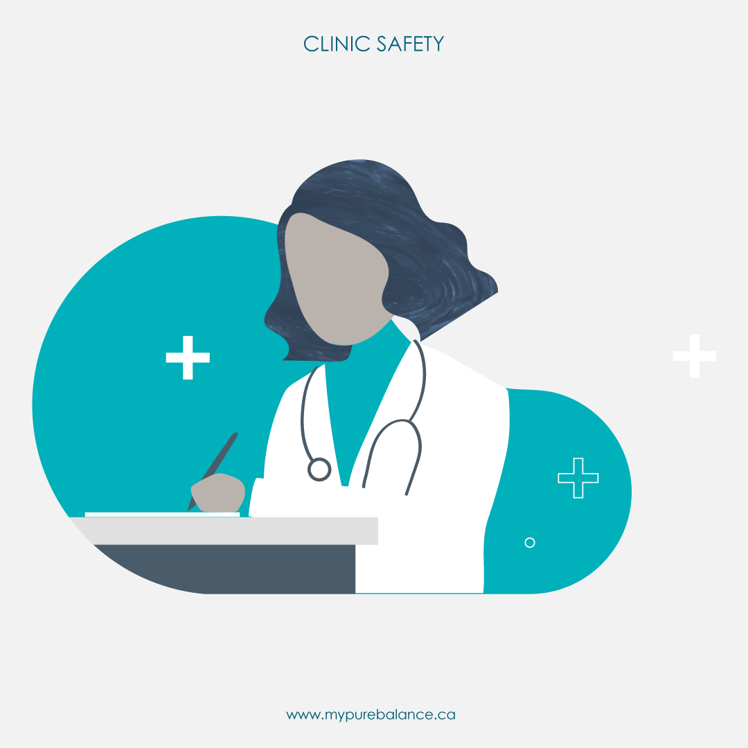 drawing of doctor writing