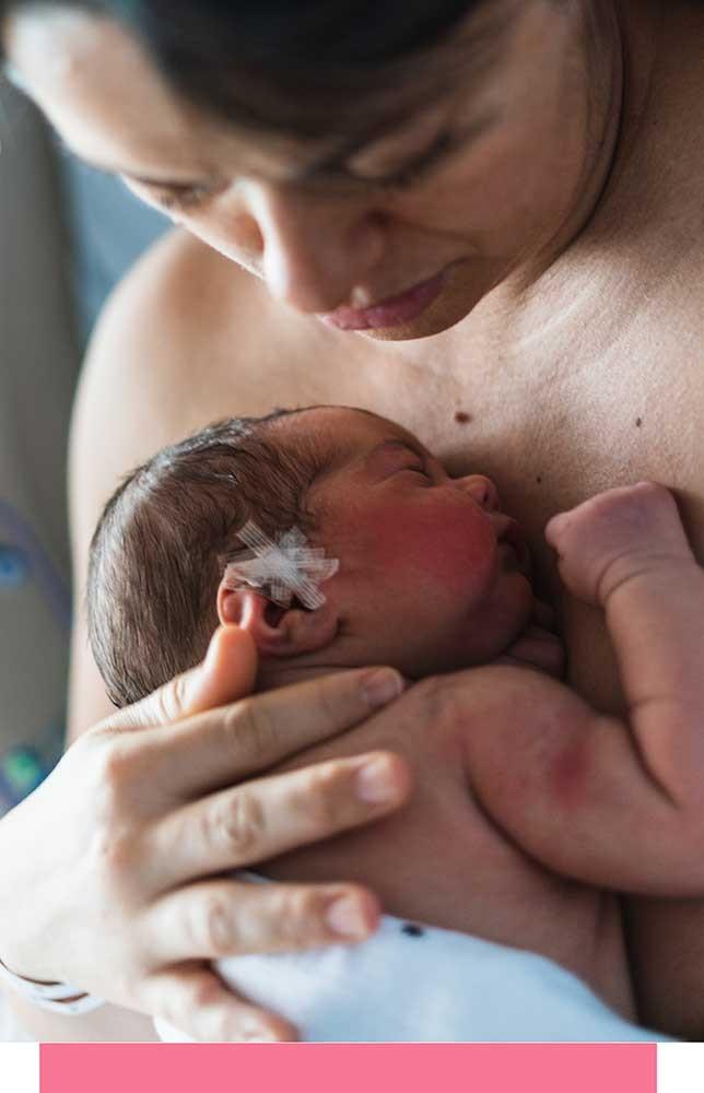 Newborn Baby Skin to Skin