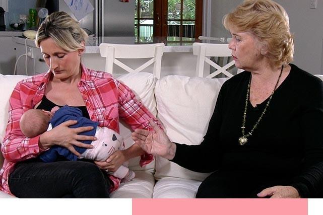 Dr Robyn Thompson with Breastfeeding Mother