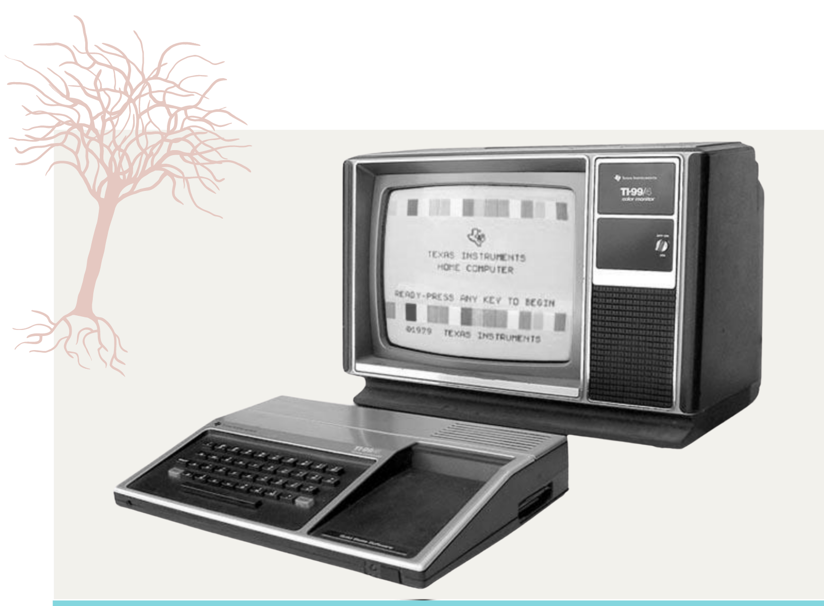 Old photo of Texas Instruments Computer