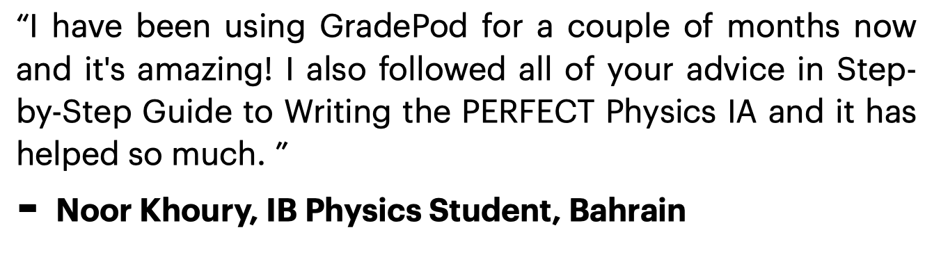 IB Physics IA Guide Review 6