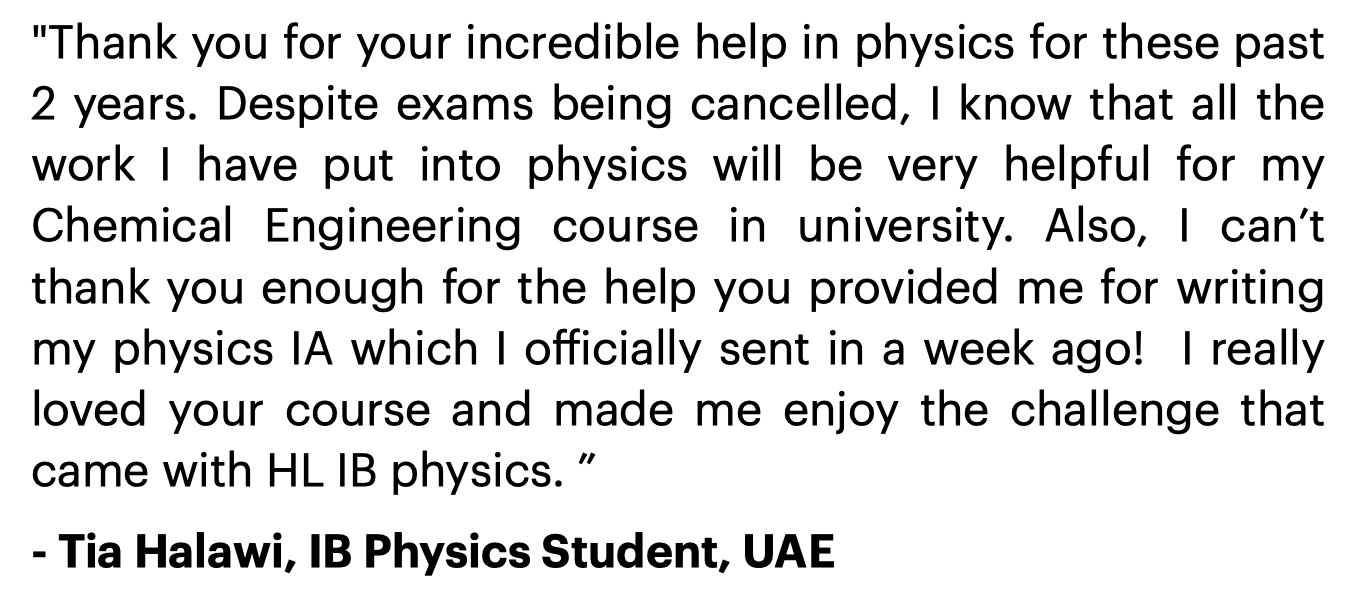 IB Physics IA Guide Review 2