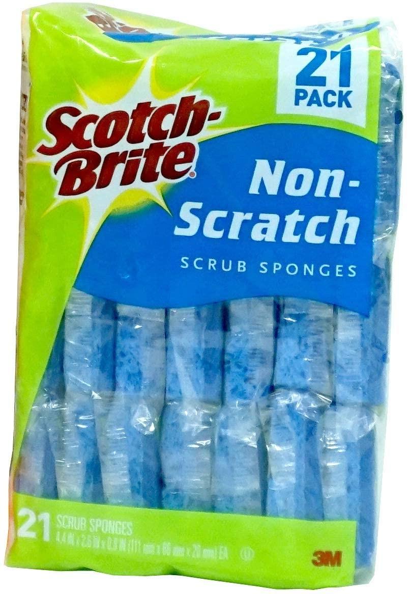 21-pack non-abrasive sponges Scotch Brite