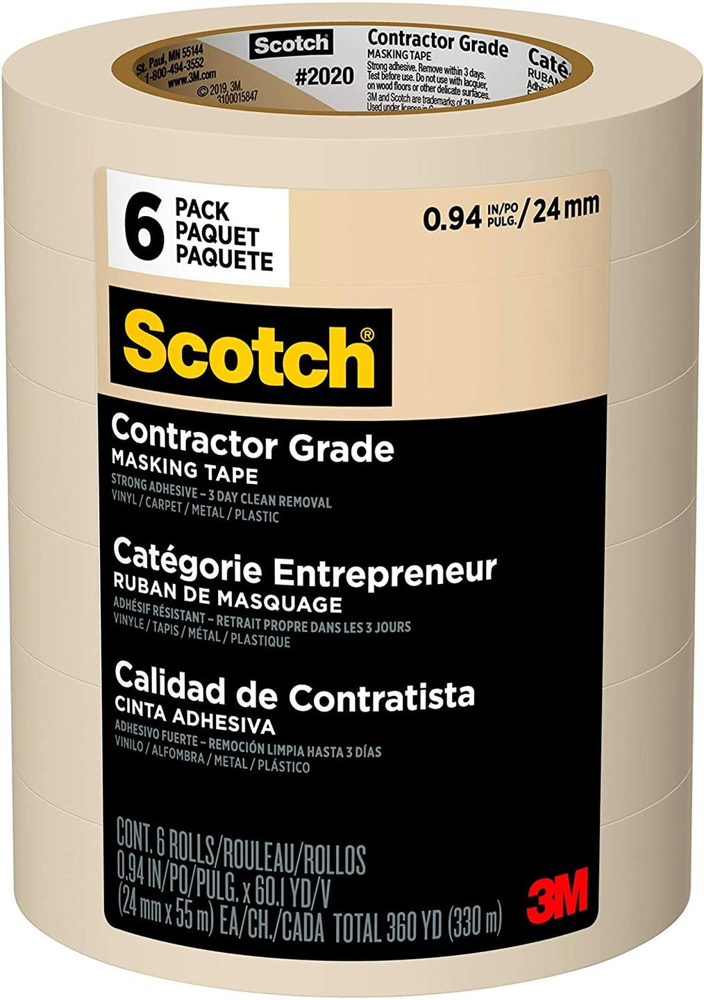 Scotch masking tape multi-pack