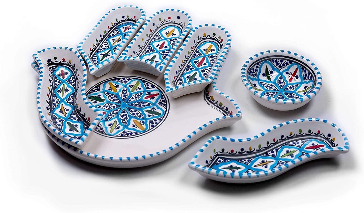 Kamsah ceramic appetizer platter