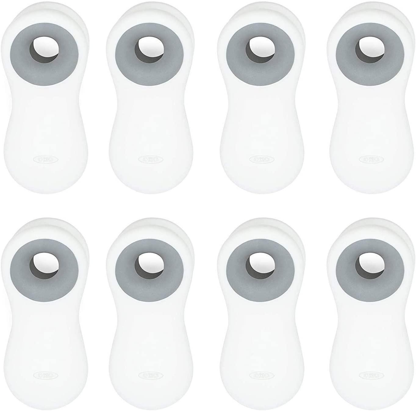 white food storage chip clips