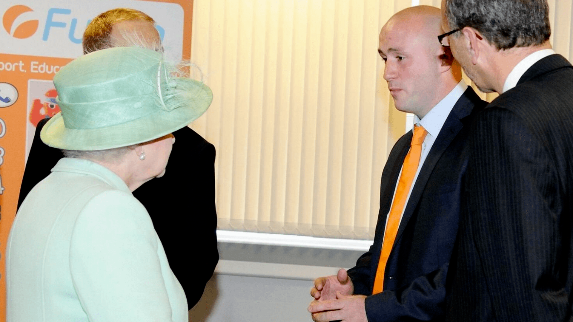 Kieran Fletcher Meeting HM The Queen