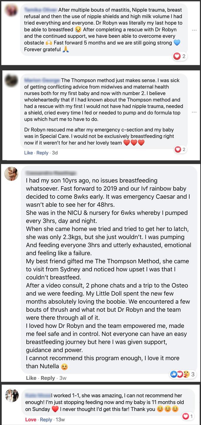 The Thompson Method Testimonials