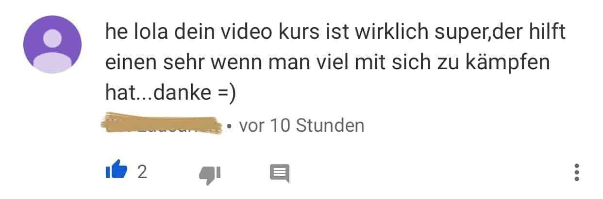 Bewertung Lola Sparks Videokurs