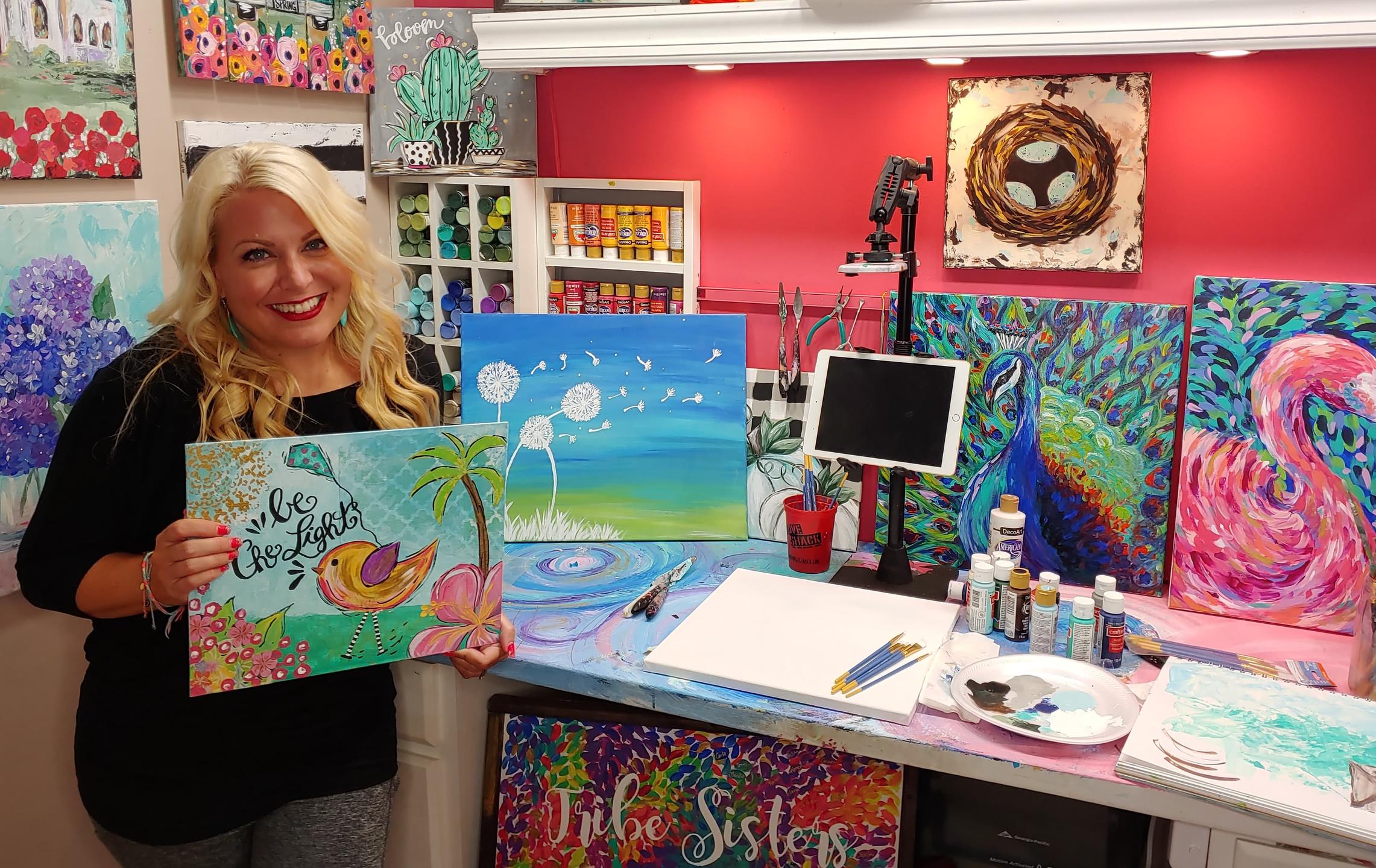 The Social Easel Painting of the Month Club