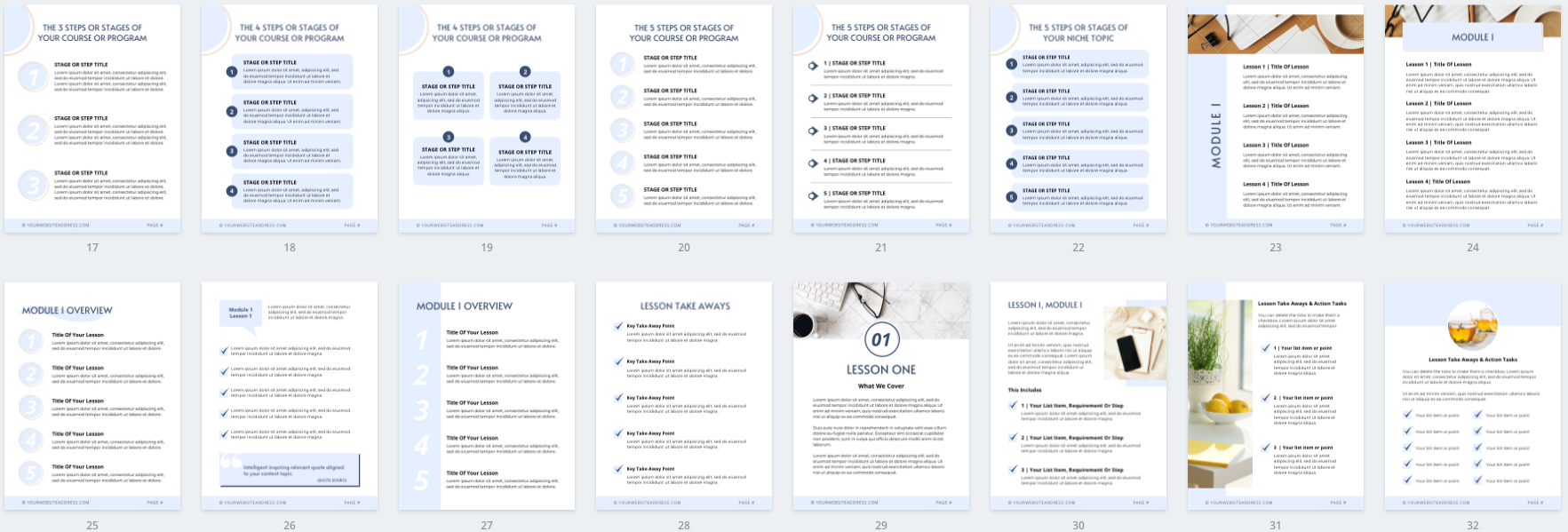 Lead Magnet & PDF Guide Canva Templates