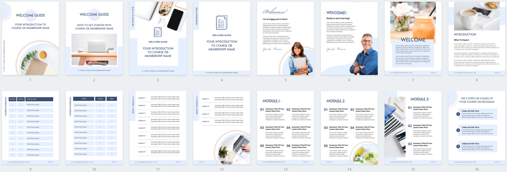 Lead Magnet & PDF Guide Canva Templates