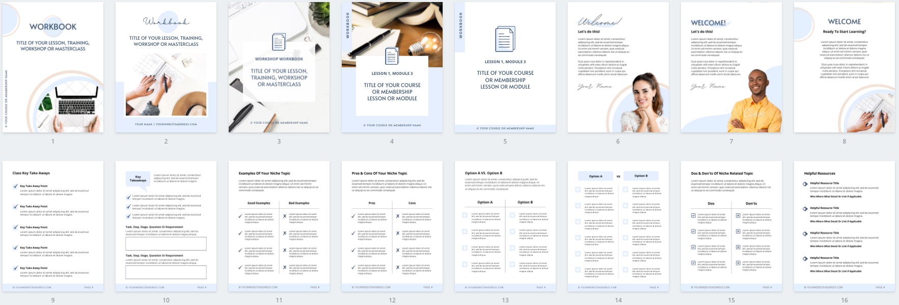Lead Magnet & PDF Guide Canva Templates