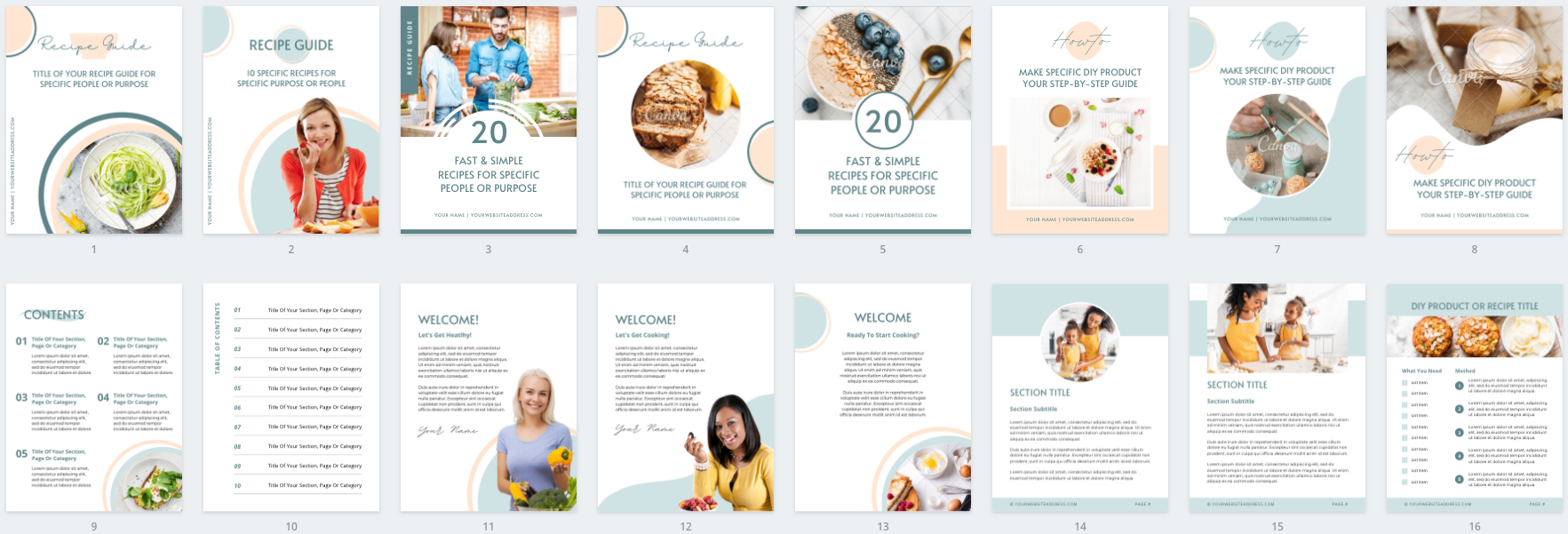 Lead Magnet & PDF Guide Canva Templates