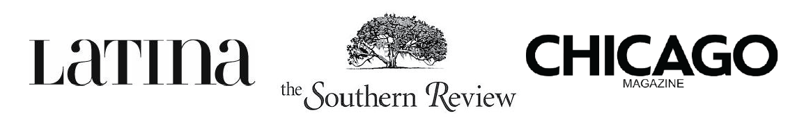 Latina Magazine, the Southern Review, Chicago Magazine logos