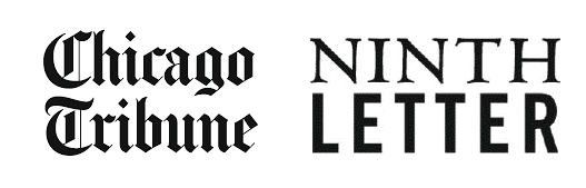Chicago Tribune and literary magazine Ninth Letter logos