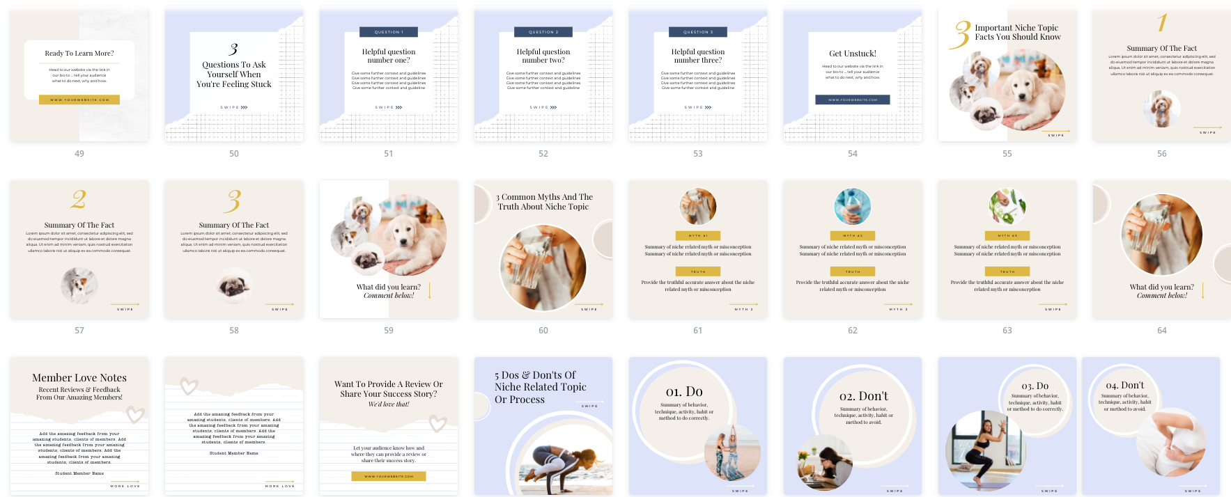 Facebook & Instagram Post Canva Templates