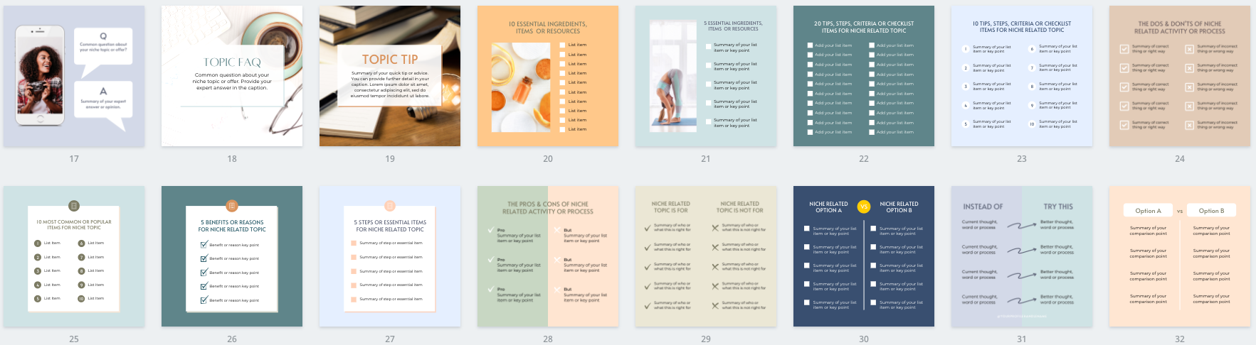 Facebook & Instagram Post Canva Templates
