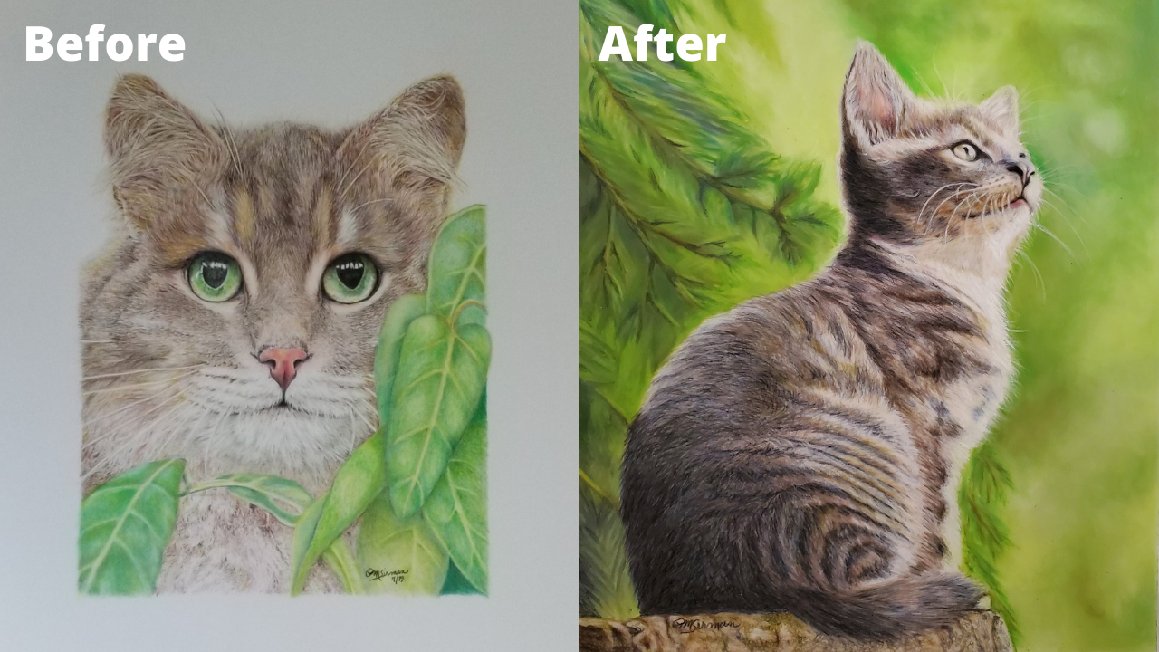 Patsy McDaniel Sirman - Before and After - Patreon - Bonny Snowdon Fine Art