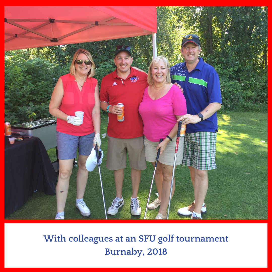 Golf foursome in Burnaby