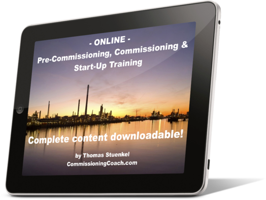 Participate at the online commissioning training on any device - anytime
