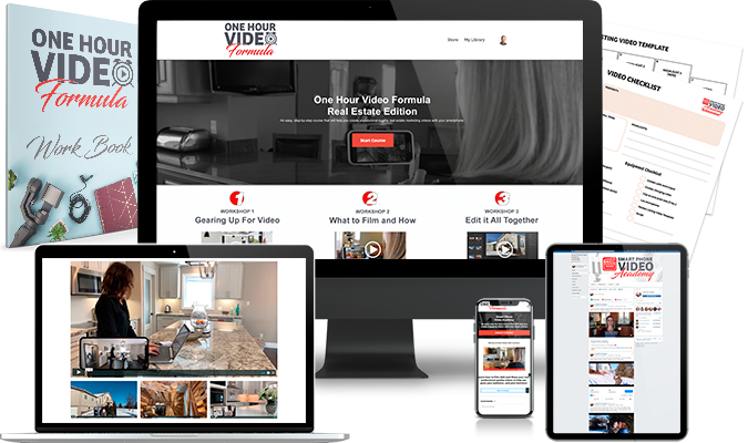 One Hour Video Formula - smartphone video instruction for Realtors