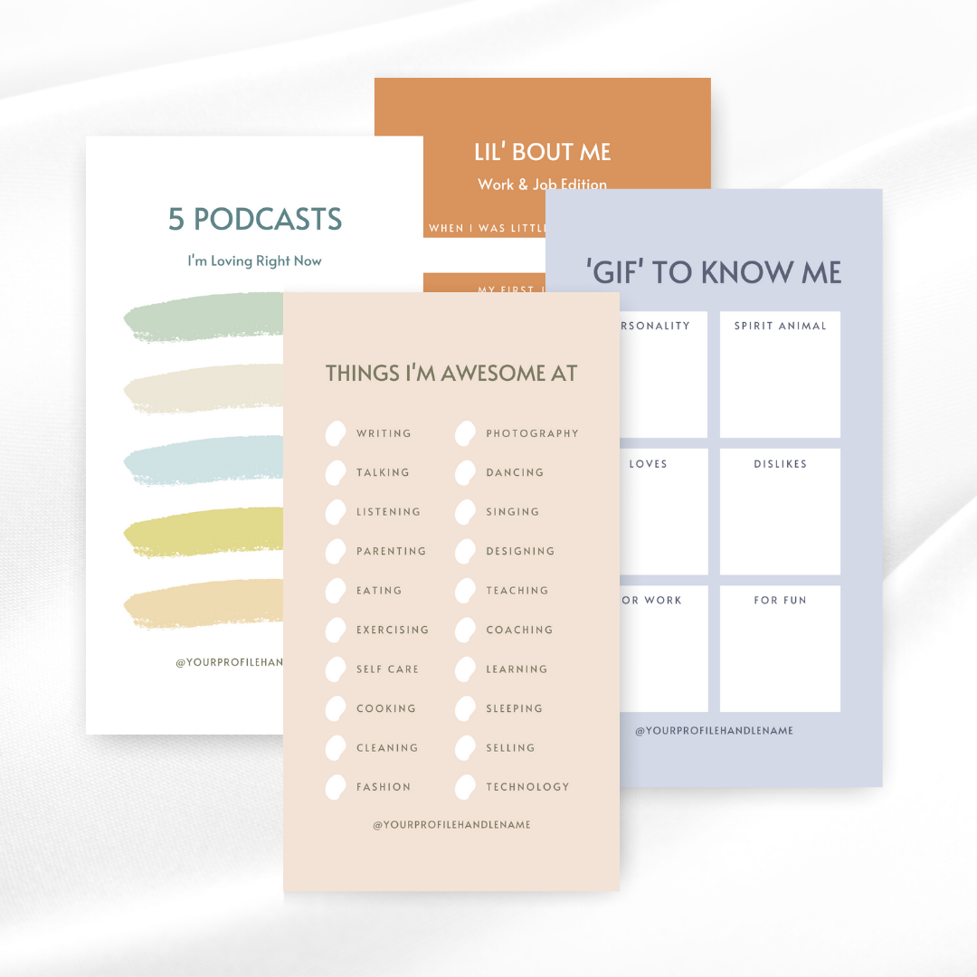 Template Menu