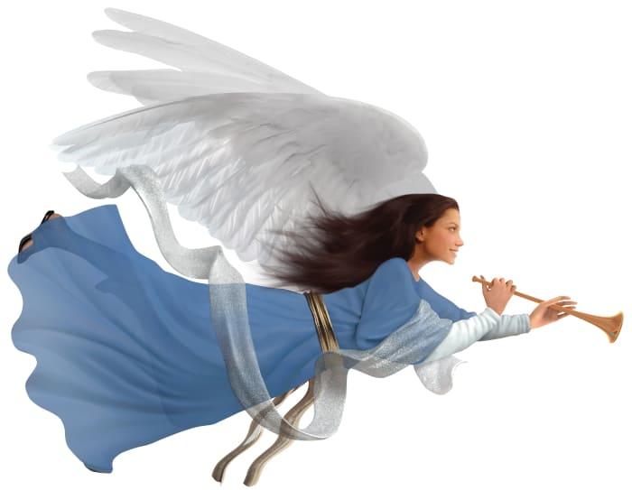 angel with trumpet