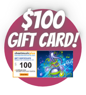 $100 sheet music voucher