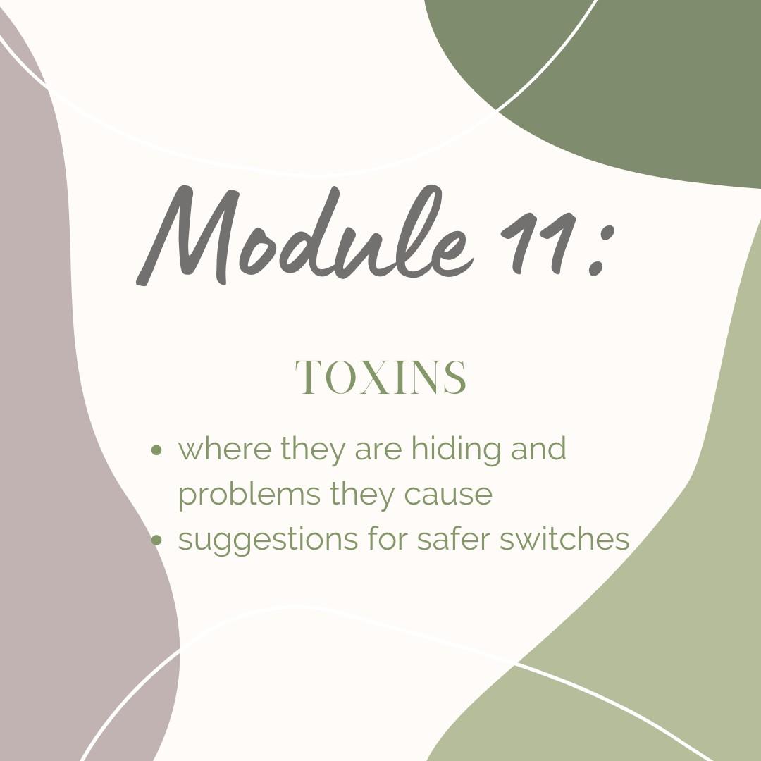 Module 11: Toxins