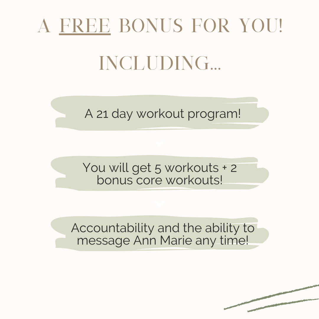 The KB Code wellness program includes a 21 day workout program.