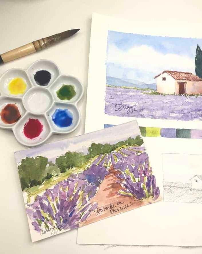 How to mix watercolours