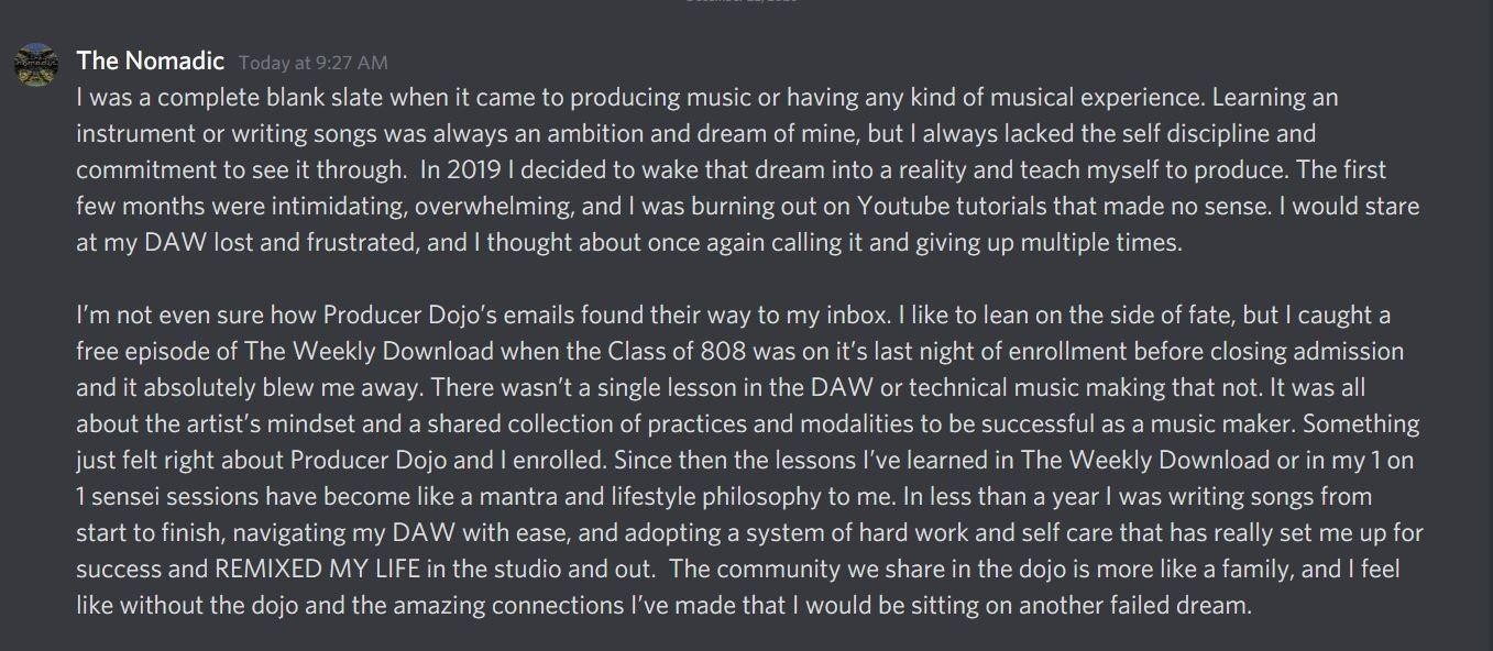 Learn to make music and learn to write songs with the Producer Dojo membership.