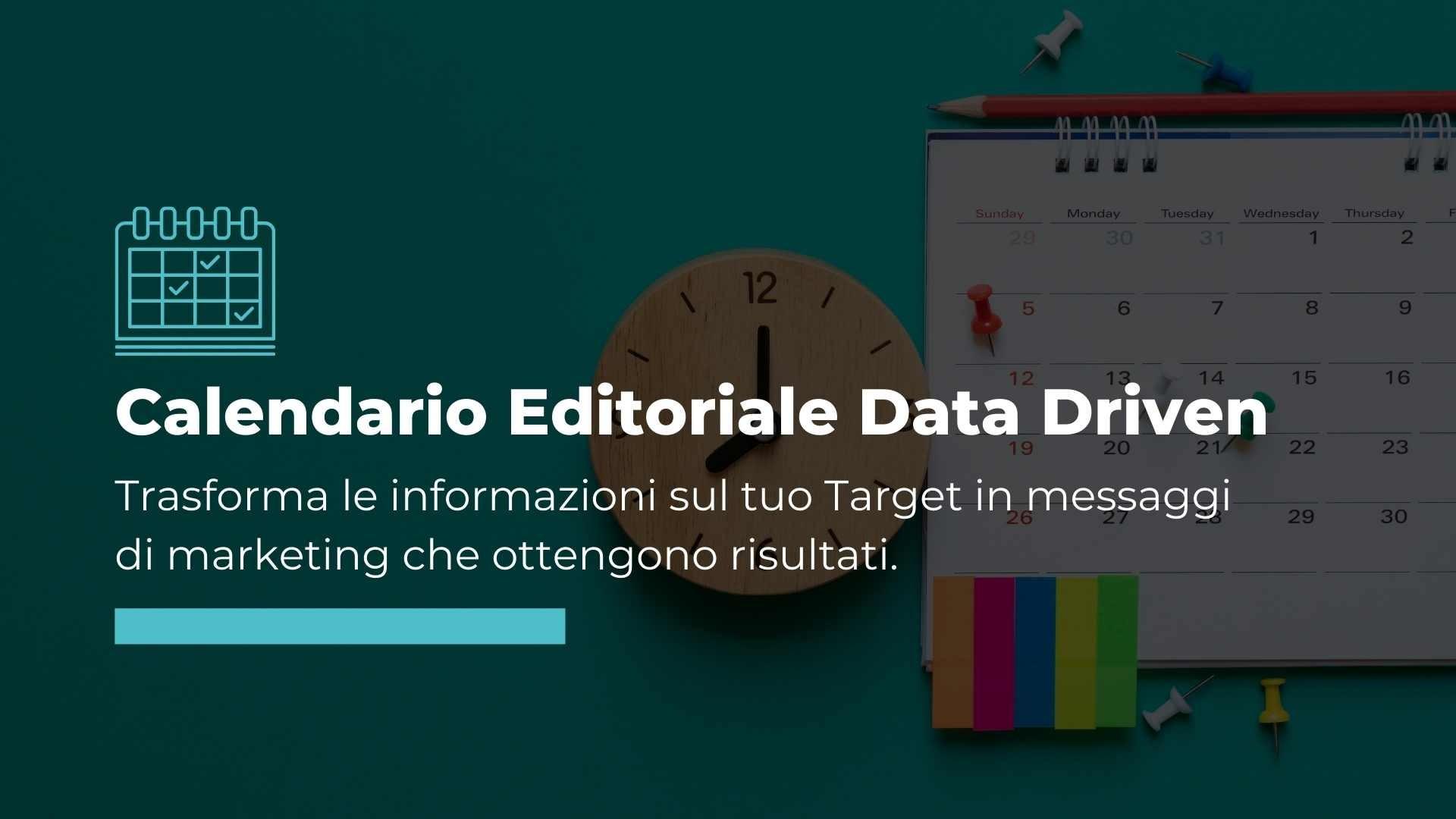 corso calendario editoriale