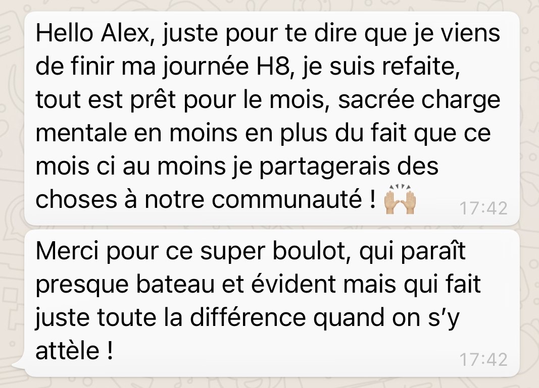 je suis refaire avec la methode H8