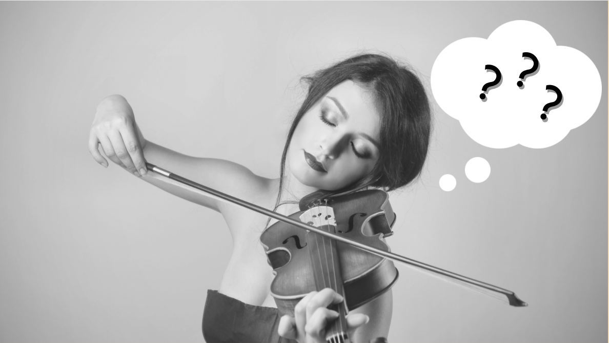 Confused new violinist