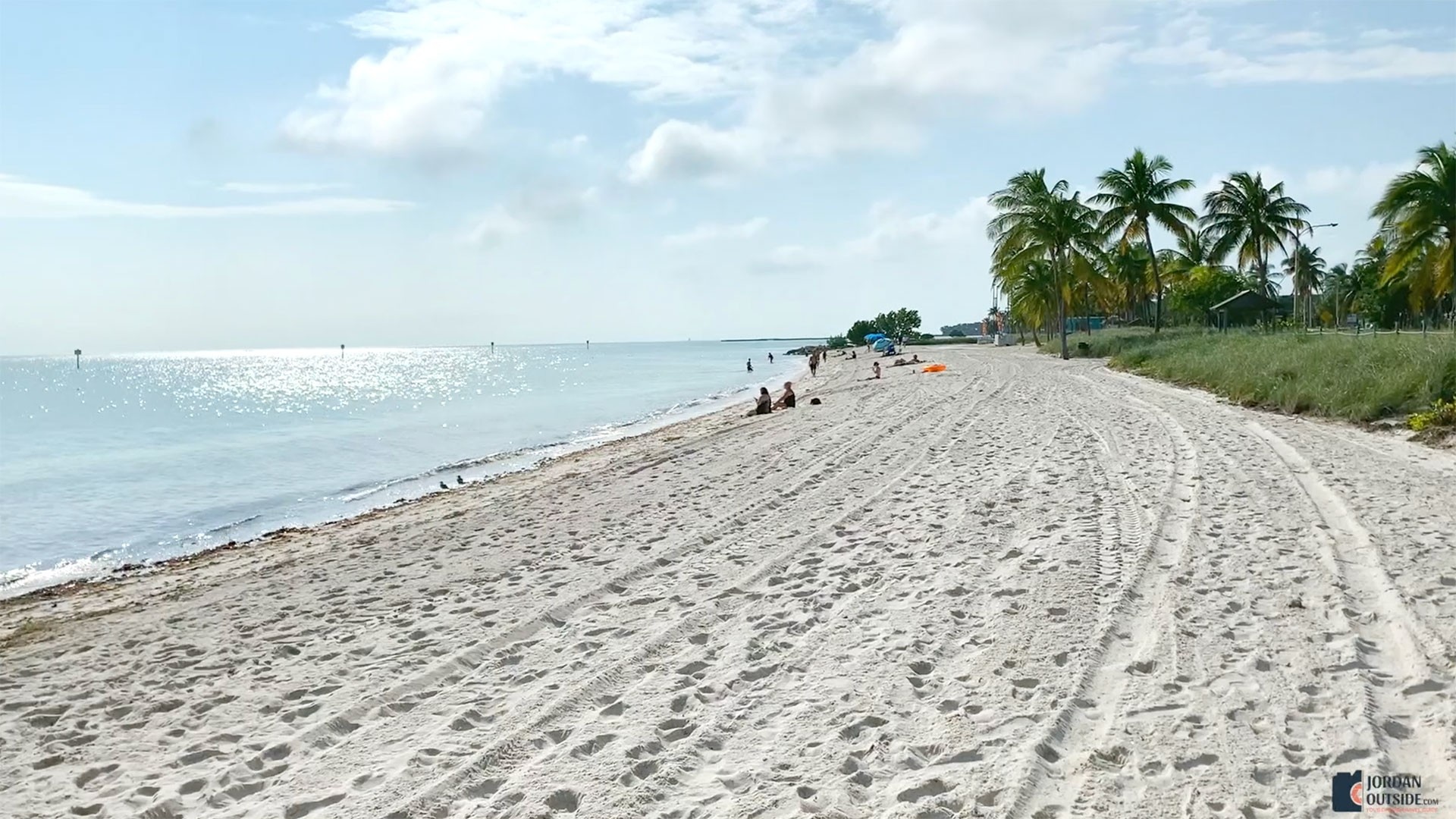 Smathers Beach in Key West, Florida