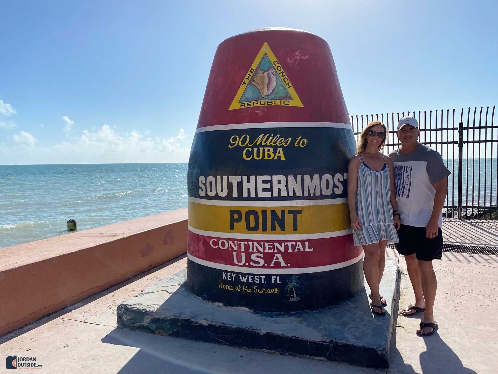 Southernmost Point Buoy Monument in Key West, Florida