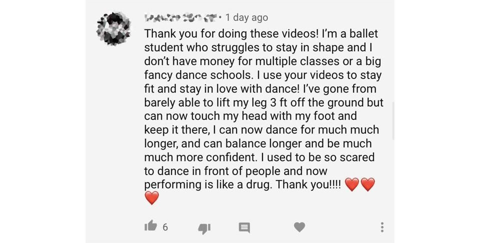 Lazy Dancer Studio Testimonial