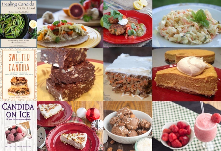 desserts displayed on table