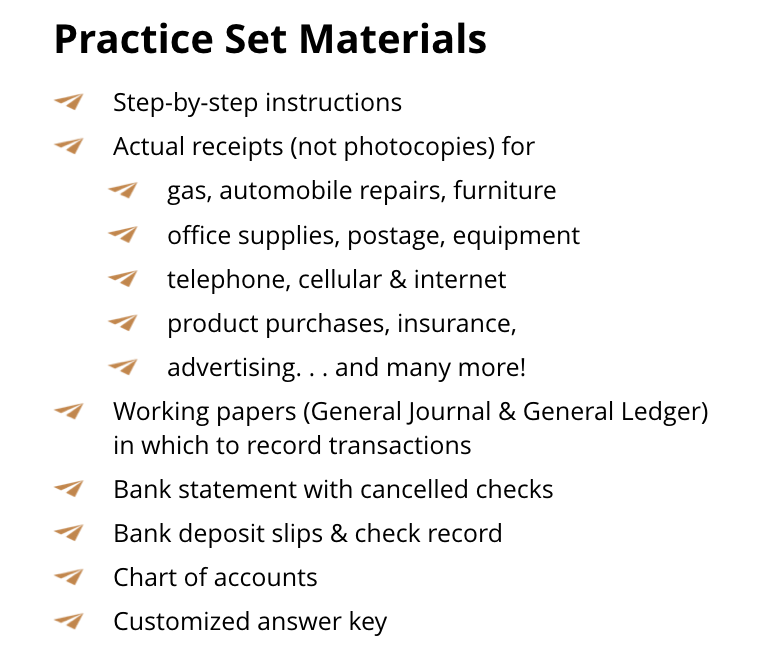 Accounting Practice Set Case Study Information For Professors