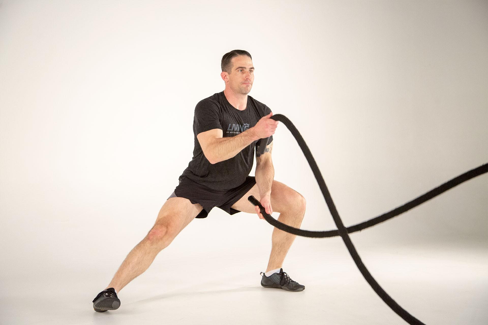 Image result for living fit battle rope